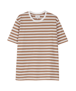 Makia Verkstad T-Shirt Women Camel/White