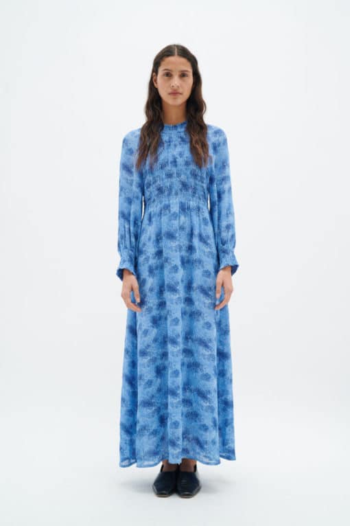 InWear Davila Long Dress Blue Dancing Wall
