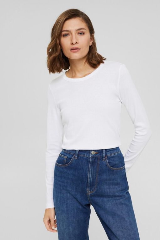 Esprit Long Sleeve T-shirt White