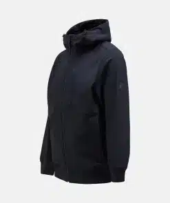 Peak Performance Softshell Hood Jacket Men Black