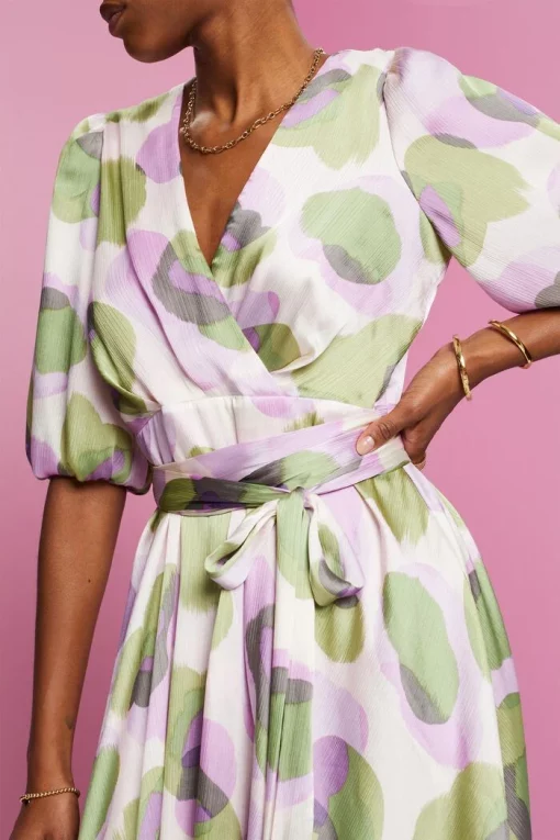 Esprit Print Dress Lavender