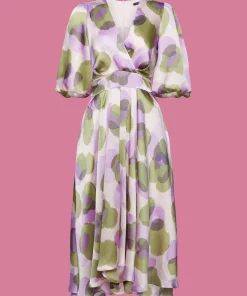 Esprit Print Dress Lavender