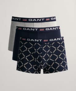 Gant Print Trunk 3-Pack Evening Blue