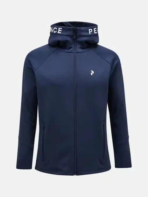 Peak Performance Rider Zip Hood Men Blue Shadow