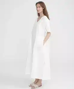 Holebrook Marina Wide Dress White