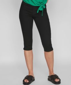 Vila Jeggy Ana New Capri Jeggings Black