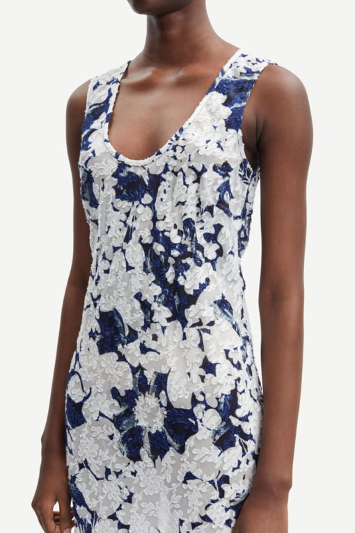 Samsoe & Samsoe Alina U-N Dress Flora Blue
