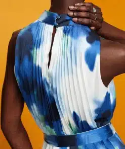 Esprit Chiffon Dress Blue