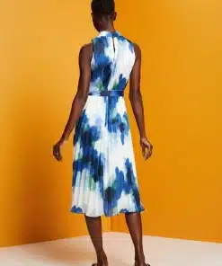 Esprit Chiffon Dress Blue