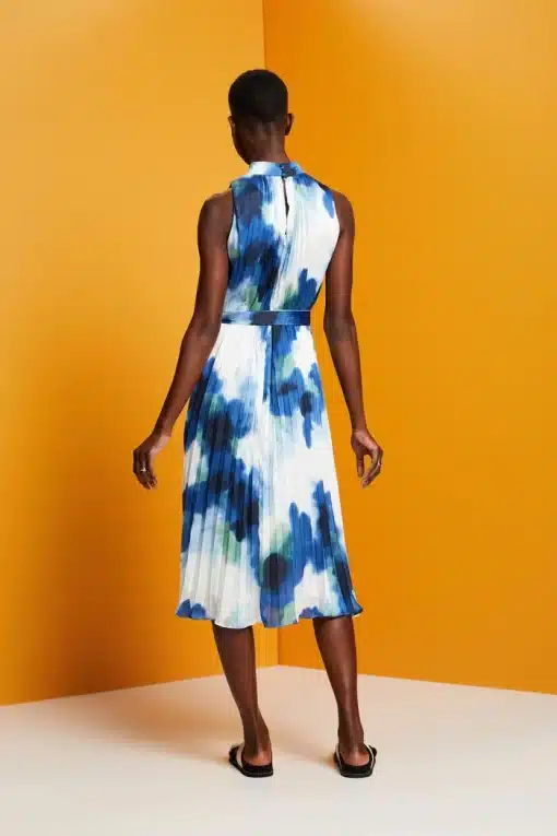 Esprit Chiffon Dress Blue