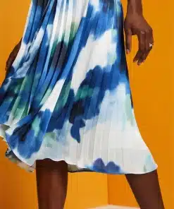 Esprit Chiffon Dress Blue