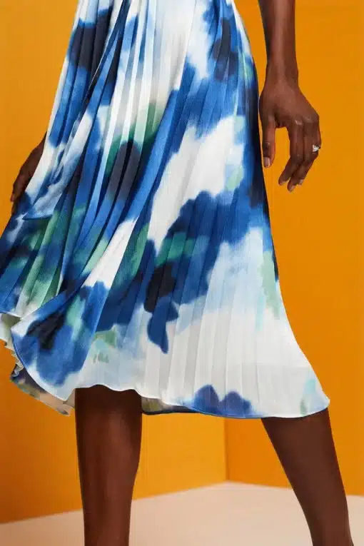 Esprit Chiffon Dress Blue