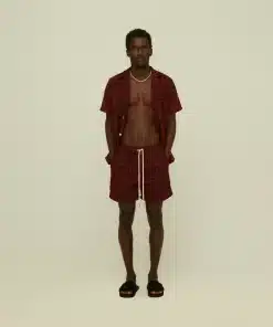 OAS Burgundy Terrace Terry Shorts