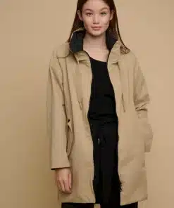 Rino&Pelle Brazil Reversible Coat Sand/Black