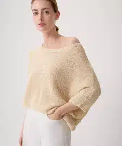 Comma, Knitted Pullover Beige