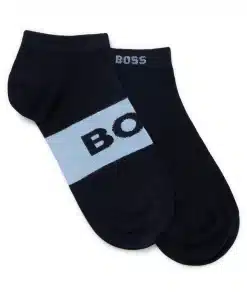 Boss 2-Pack Logo Socks Blue