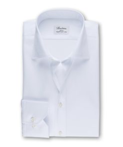 Stenströms White Twill Shirt Slimline