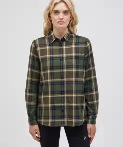 Peak Performance Cotton Flannel Shirt Women Check