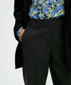 Selected Femme Rita-Ria Cropped Pant Black