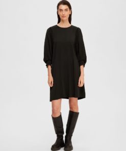 Selected Femme Reya Short Dress Black