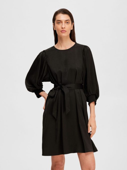 Selected Femme Reya Short Dress Black