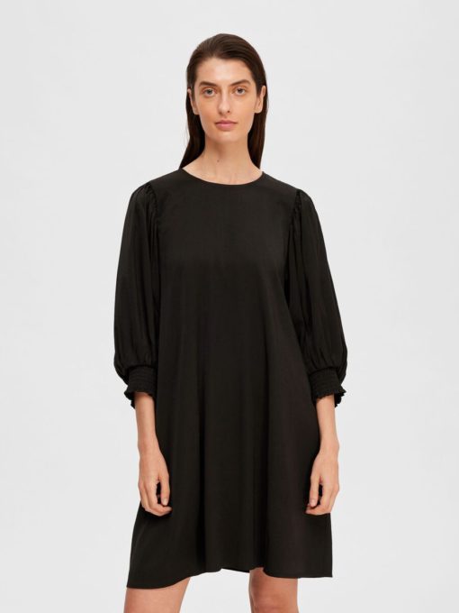 Selected Femme Reya Short Dress Black