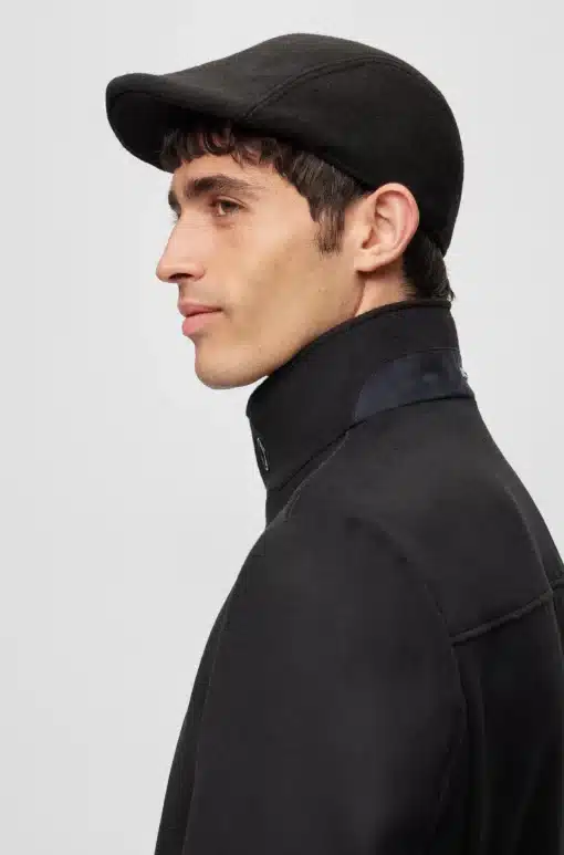 Boss Tray Flat Cap Black