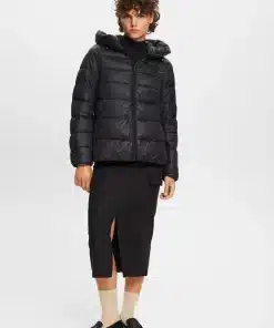 Esprit Quilted Jacket Black