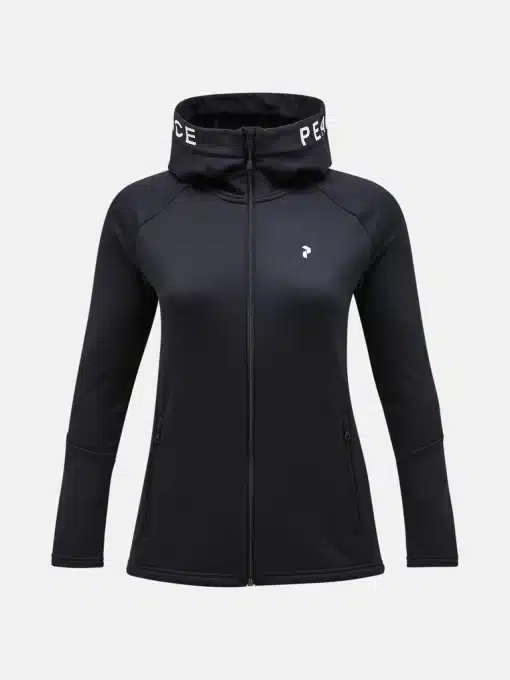 Peak Performance Rider Zip Hood Women Black