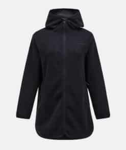 Peak Performance Pile Long Zip Women Black