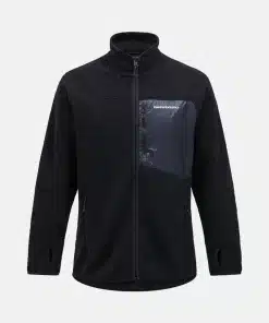 Peak Performance Pile Zip Jacket Men Black