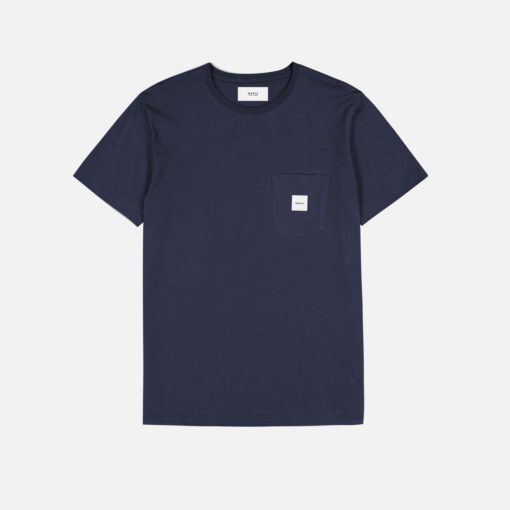 Makia Square Pocket T-shirt Dark Blue