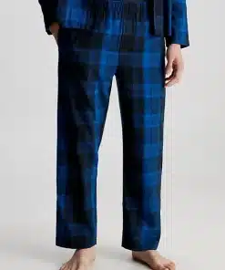 Calvin Klein Flannel Pyjama Pants Gradient Check_black