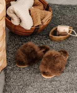 Shepherd Tessan slippers Rusty Brown