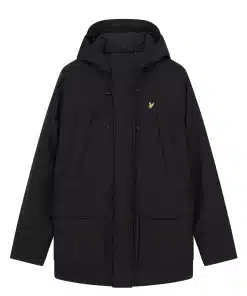 Lyle & Scott Microfleece Parka Jet Black