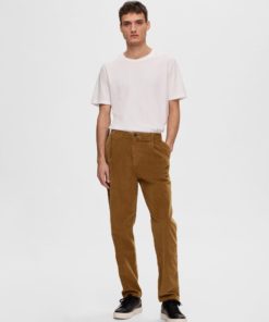 Selected Homme Slimtape Ron Corduroy Pants Breen