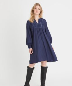 Rue De Femme Aster Dress Blue Ribbon