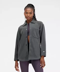 New Balance Athletics Polarfleece Shacket Blacktop