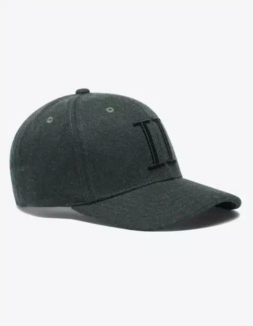 Les Deux Wool II Baseball Cap Olive Night/Black