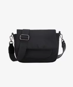 Hvisk Cayman Pocket Puffer Matte Twill Bag Black