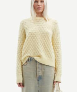 Samsøe Samsøe Saanour Pointelle Sweater Pear Sorbet