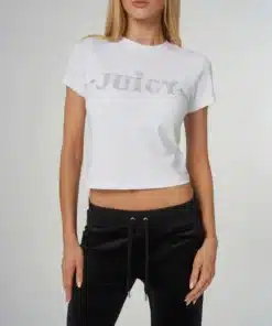 Juicy Couture Ryder Rodeo Fitted T-Shirt White