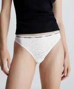 Calvin Klein Lace Thong White