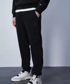 Champion Tonal Embroidered Joggers Black