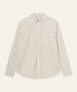 Les Deux Kent Check Shirt Light Ivory