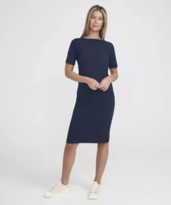 Holebrook Vera Tee Dress Navy