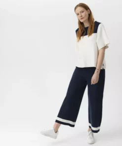 Holebrook Nadja Pants Navy/Offwhite