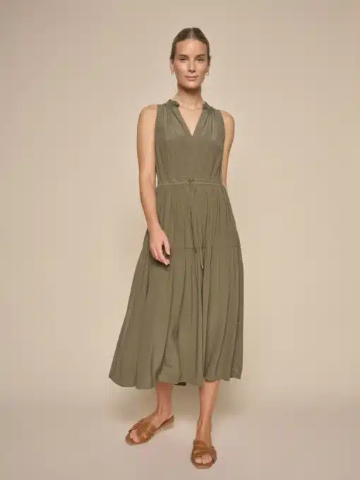 Mos Mosh Sabri SL Solida Dress Dusty Olive