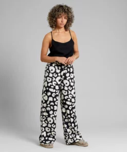 Dedicated Pants Ale Painted Leopard Black