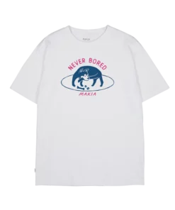 Makia Bored T-shirt White